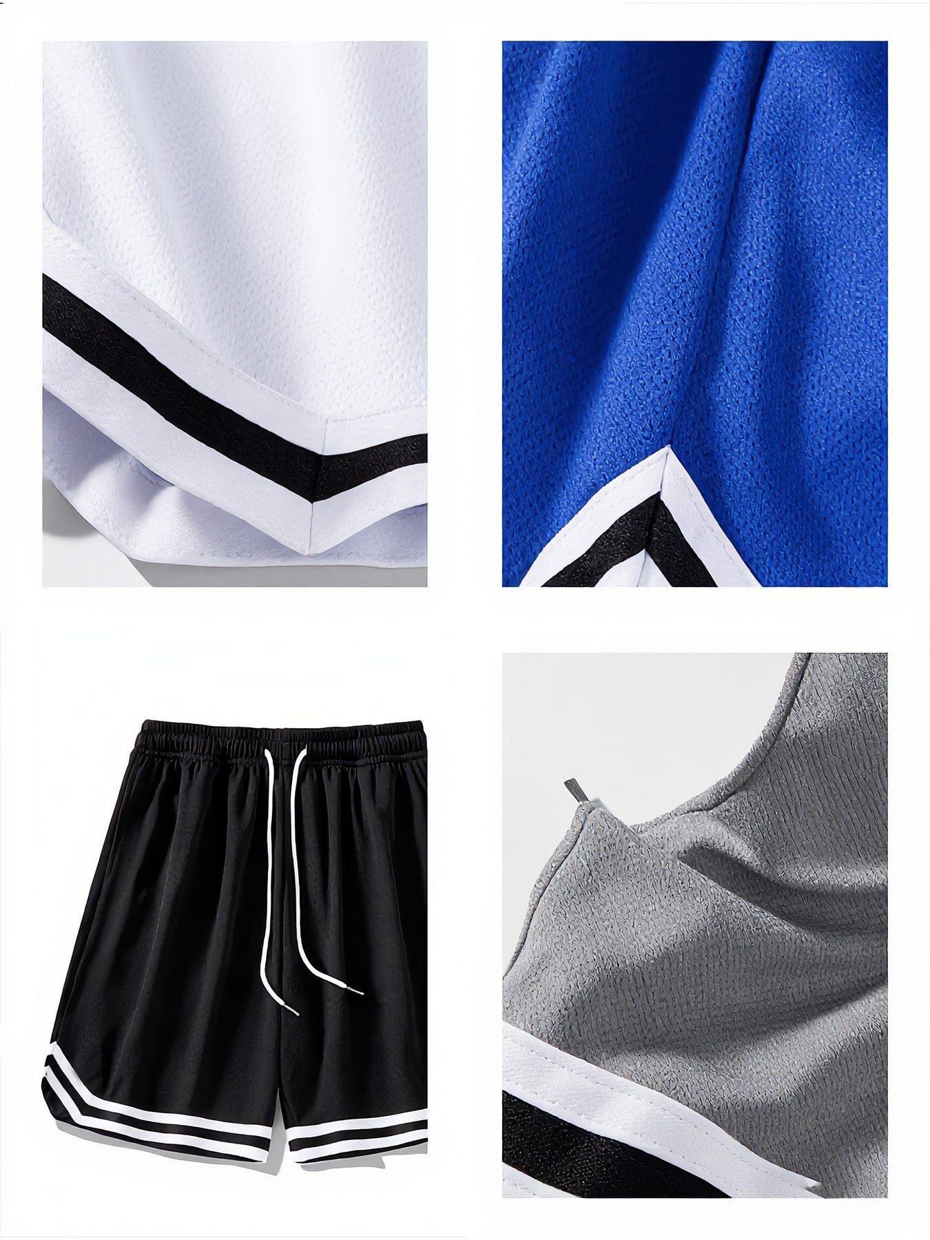 Men's Workout Shorts - Stretch Comfort – 6-Variant Selection – view 3
