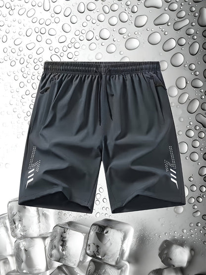 Men's Workout Shorts - Stretch Comfort – White detail view