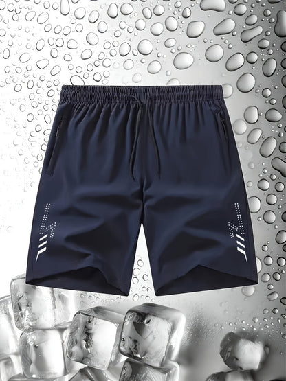 Men's Workout Shorts - Stretch Comfort – White detail view