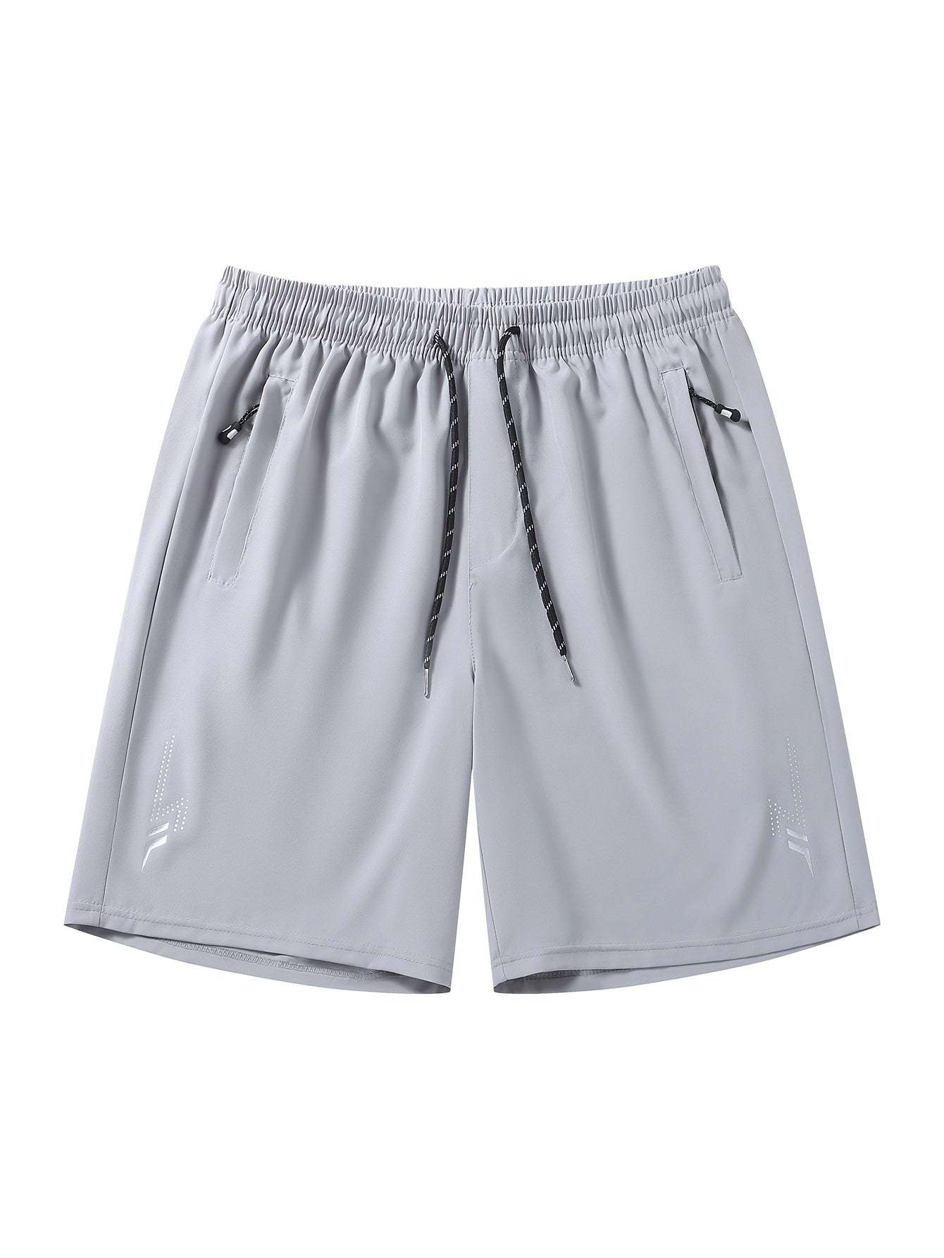 Men's Workout Shorts - Striped Design – Orange option – view 7