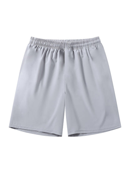 Men's Workout Shorts - Striped Design – Orange option – view 8