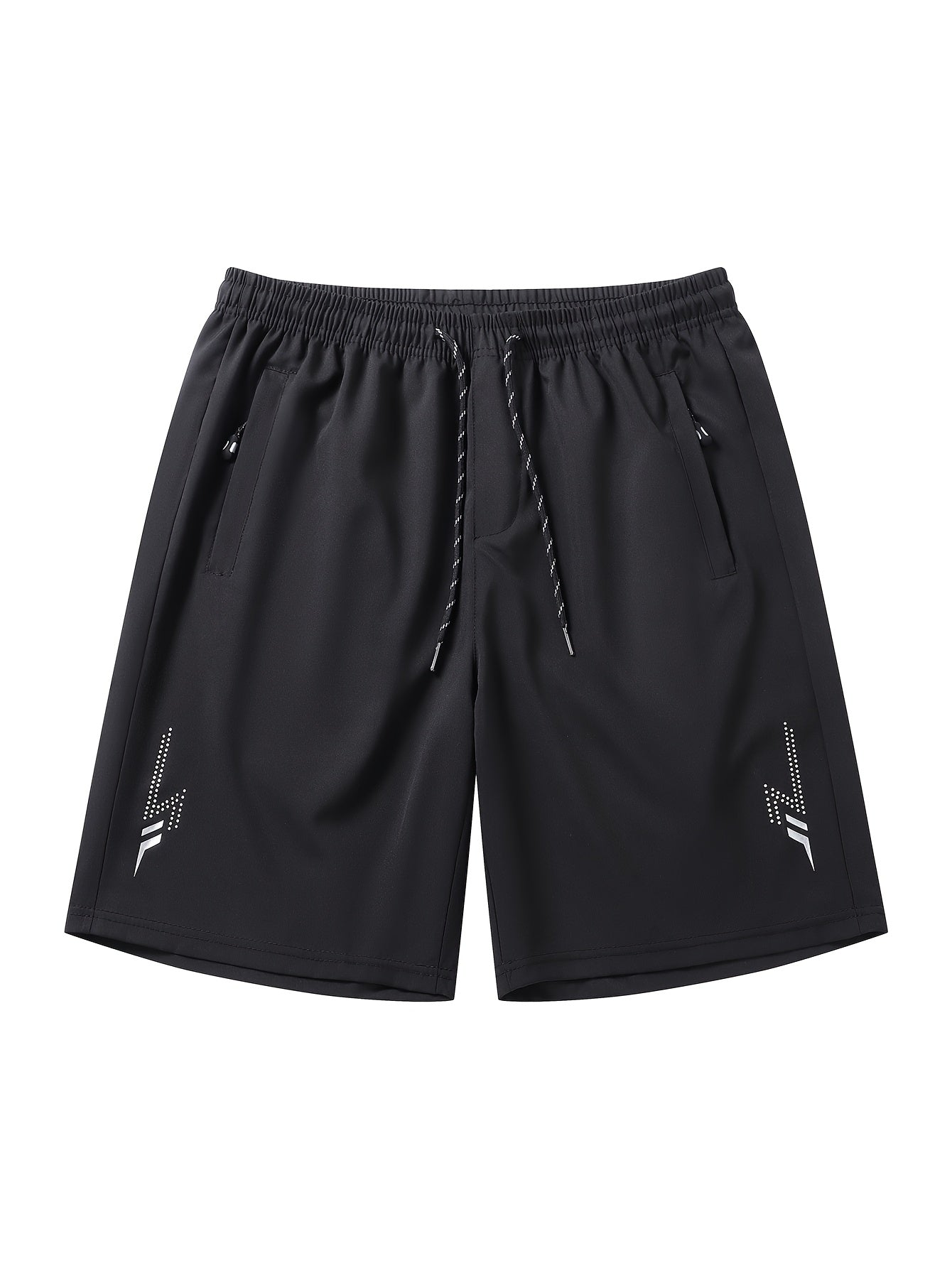 Men's Workout Shorts - Striped Design – Orange option – view 17
