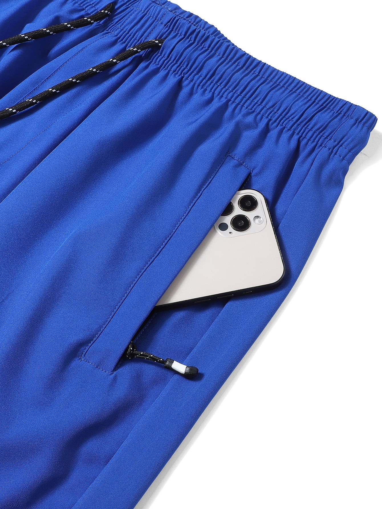 Men's Workout Shorts - Striped Design – Orange option – view 20