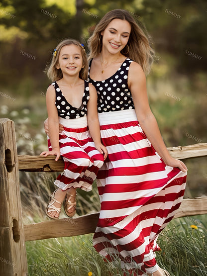 Mommy and Me Floral Dress Set - Floral Long Sleeve Summer – view 2
