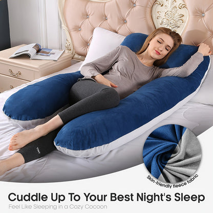 Multi-Position Full-Body Support Pillow - Back, Leg and Belly Support Shape – view 5