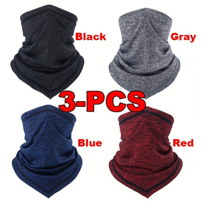 Neck Gaiters & Bandanas - Gaiter 3 Pack Summer Thin Soft Breathable Sun Protection UV Windproof - product detail view 10