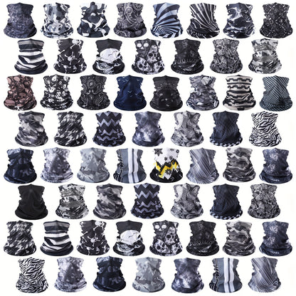 Neck Gaiters - Gaiter Bulk 60 Pack for Men & Women Seamless Balaclava Face Mask - product detail view 9