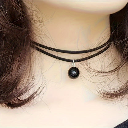 Necklace for Women - Choker Set 23Pcs Vintage Lace Gothic Braided Collar Adjustable Clavicle - product detail view 4