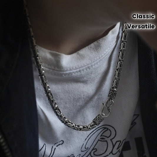 Necklace for Women - S925 Sterling Silver Men's Hypoallergenic Classic Chain, 21.7 Inch 36g - main product view