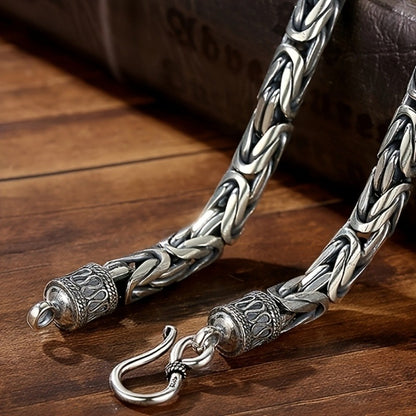 Necklace for Women - S925 Sterling Silver Men's Hypoallergenic Classic Chain, 21.7 Inch 36g - product detail view 3