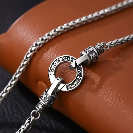 Necklace for Women - S925 Sterling Silver Vintage Chain for & Men | Classic Retro Style Silver - main product view