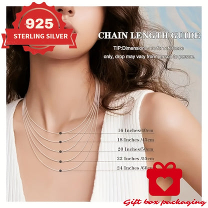 Necklace for Women - Snake Chain 925 Sterling Silver Handmade Unisex 6.25g Serpentine Link - product detail view 6