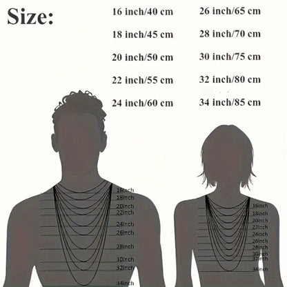 Necklace for Women - Snake Chain Set 1Pc or 5Pcs Unisex Gold & Silver , Multiple Lengths - product detail view 21