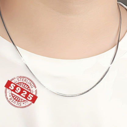 Necklace for Women - Sterling Silver Snake Chain for 5pcs - 925 Solid Silver Serpentine Chain - product detail view 19