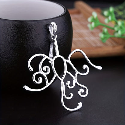 Necklaces - 925 Sterling Silver Pendant Blank Tray 5 Prong Setting DIY Irregular Stone - product detail view 7