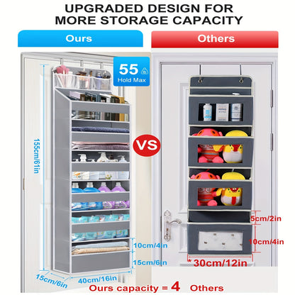 Nursery Door Organizer - 6-Pocket Diaper Storage – view 4