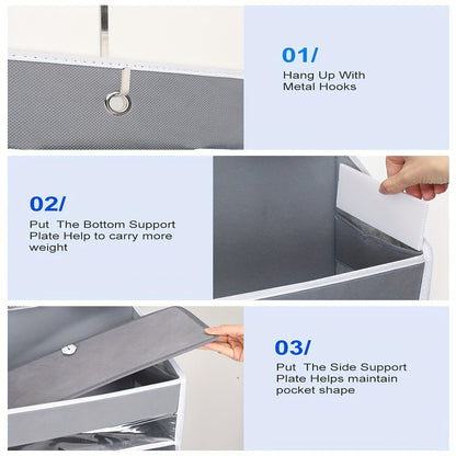 Nursery Door Organizer - 6-Pocket Diaper Storage – view 8
