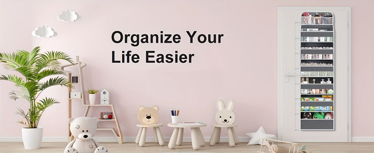 Nursery Door Organizer - 6-Pocket Diaper Storage – view 9