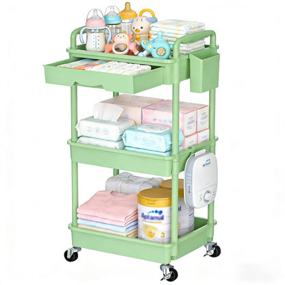Nursery Storage Cart - Mobile 3-Tier Organizer – view 6