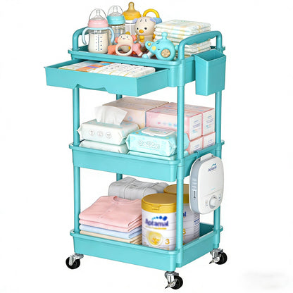 Nursery Storage Cart - Mobile 3-Tier Organizer – view 8