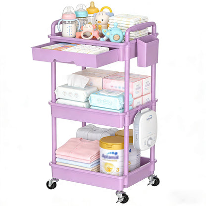 Nursery Storage Cart - Mobile 3-Tier Organizer – view 11