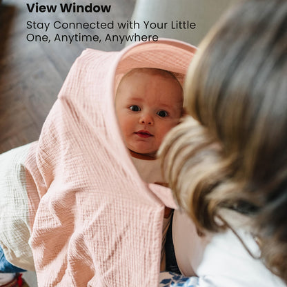 Nursing Cover 2-Pack - Cotton Muslin with Rigid Hoop – view 3