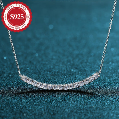 Pendant Necklace - Smile 925 Sterling Silver Hypoallergenic Elegant Smiley Face Charm for - product detail view 7