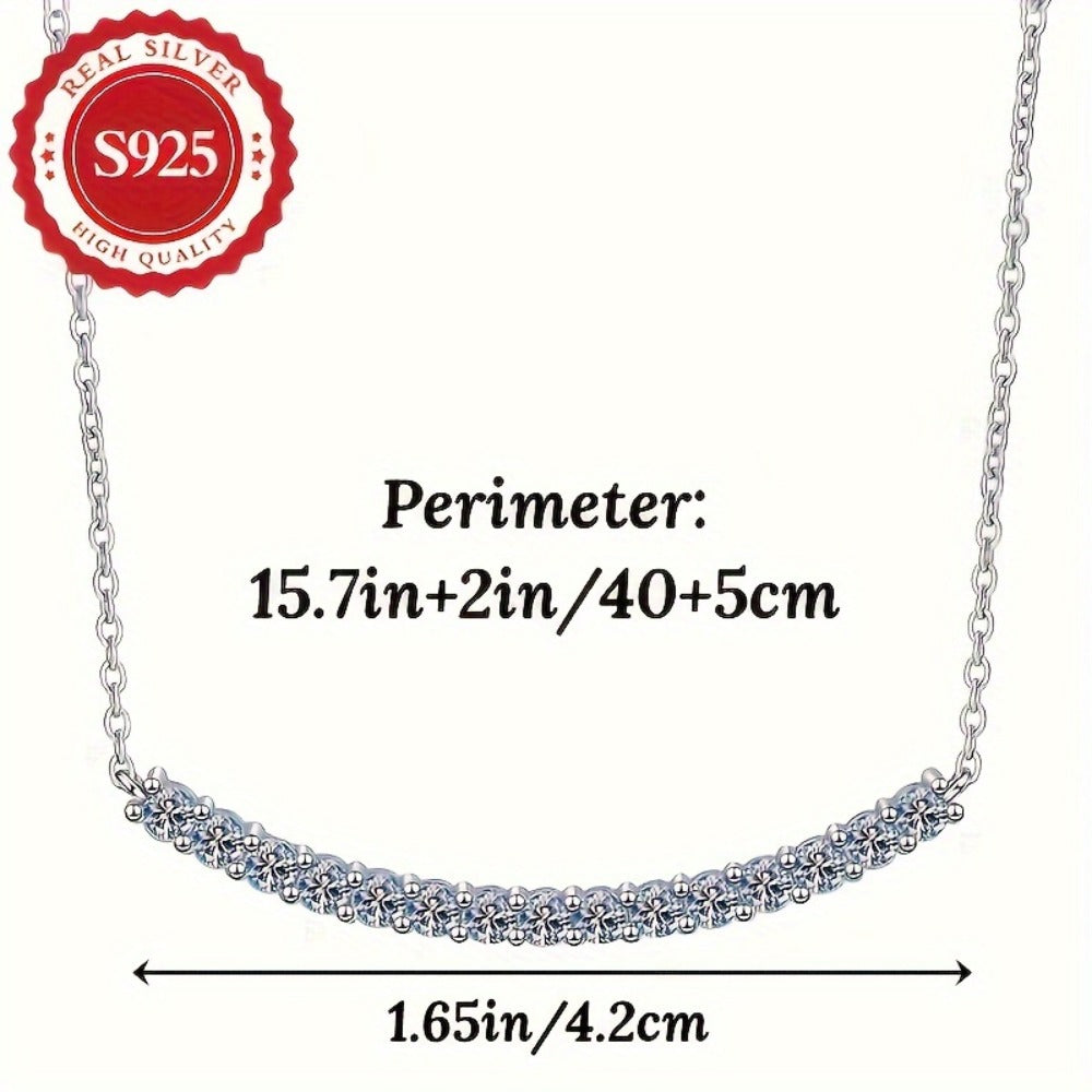 Pendant Necklace - Smile 925 Sterling Silver Hypoallergenic Elegant Smiley Face Charm for - product detail view 9