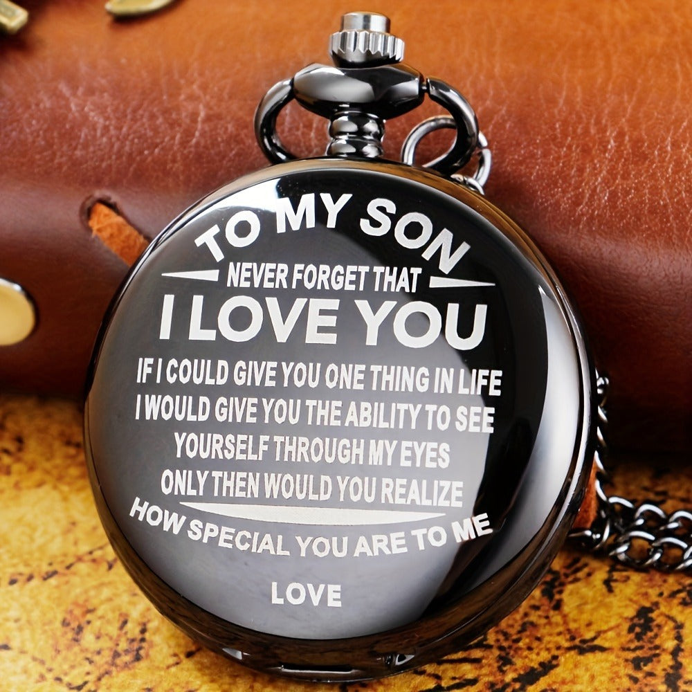 Pocket Watch - Set of 10 | Classic Round Vintage Watches Bulk Pack, Assorted Gift Watches - product detail view 11