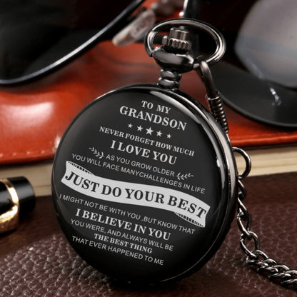 Pocket Watch - Set of 10 | Classic Round Vintage Watches Bulk Pack, Assorted Gift Watches - product detail view 14
