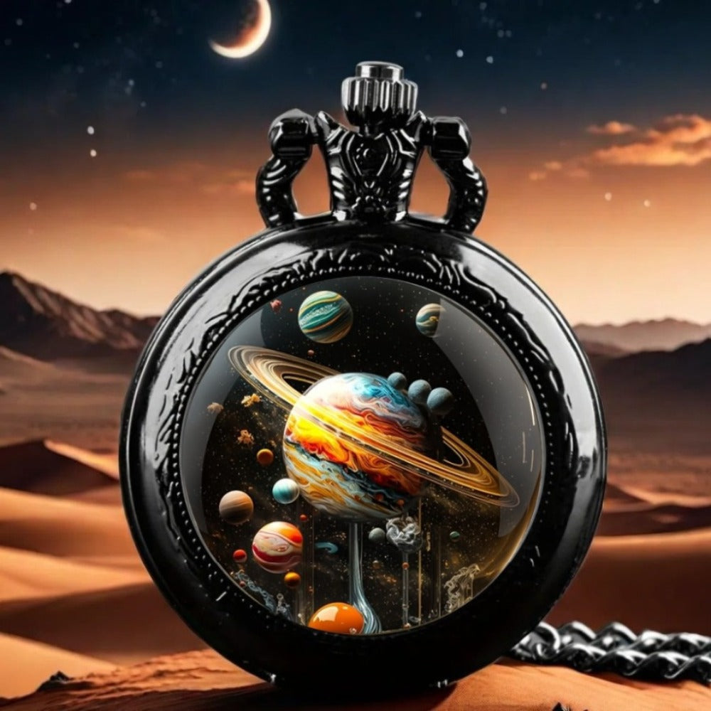 Pocket Watch - Set of 10 | Classic Round Vintage Watches Bulk Pack, Assorted Gift Watches - product detail view 22