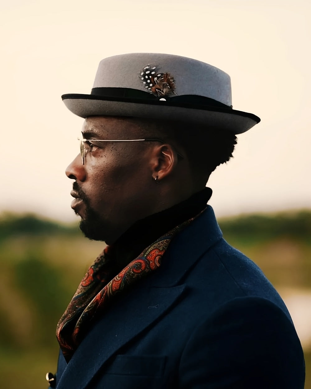 Pork Pie Hat - for Men Women - Premium Wool Adjustable Lightweight, Dress Wedding - product detail view 16