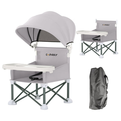 Portable Baby Booster Seat - Detachable Feeding Tray – main product image