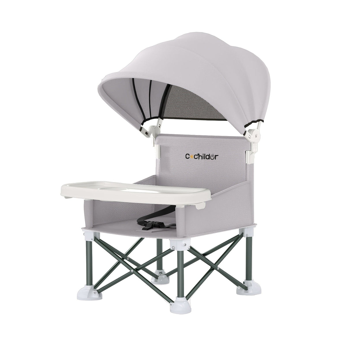 Portable Baby Booster Seat - Detachable Feeding Tray – view 5