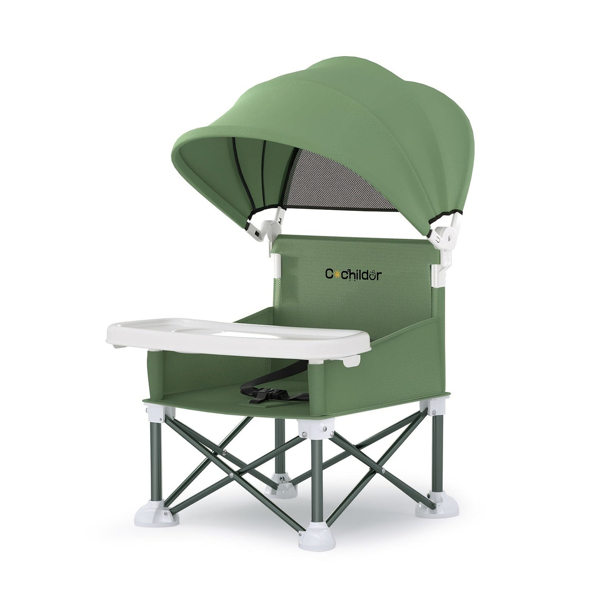 Portable Baby Booster Seat - Detachable Feeding Tray – view 7