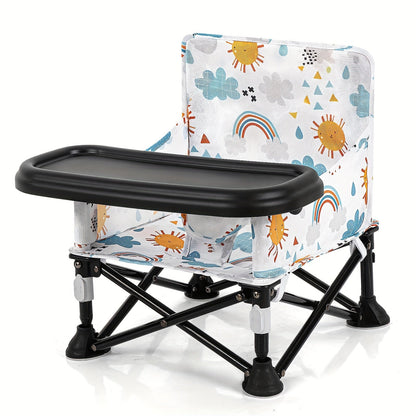 Portable Baby Dining Chair - Foldable Camping Tray Seat – main product image