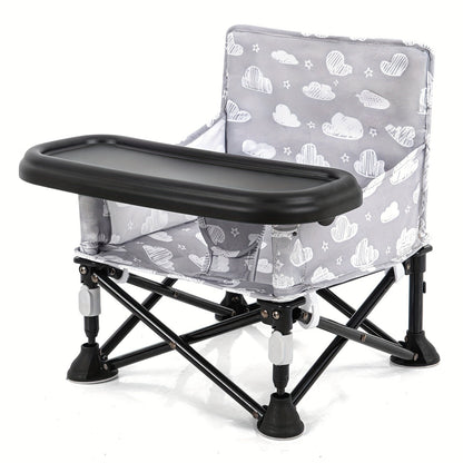 Portable Baby Dining Chair - Foldable Camping Tray Seat – view 4