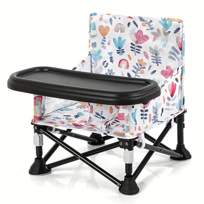 Portable Baby Dining Chair - Foldable Camping Tray Seat – view 6