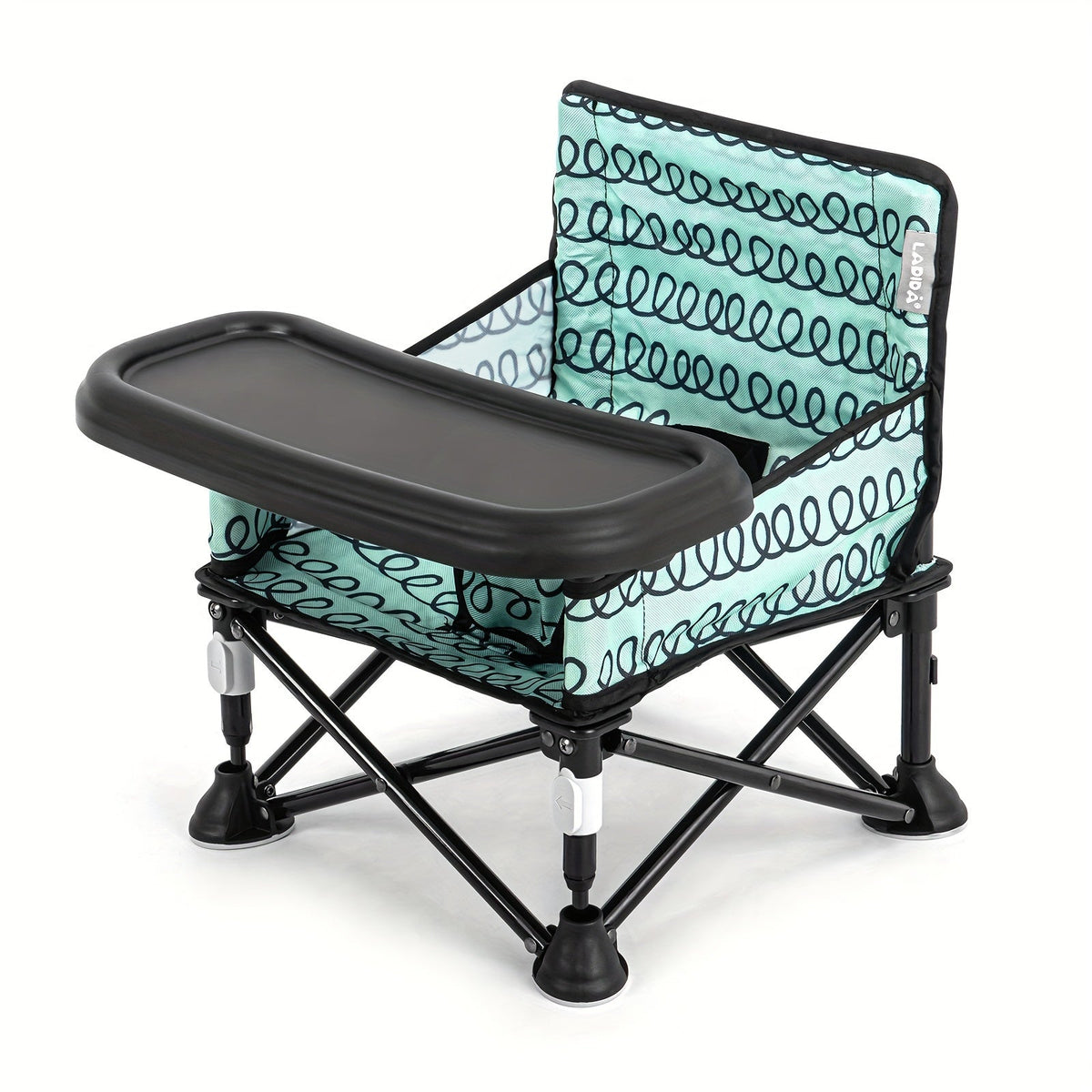 Portable Baby Dining Chair - Foldable Camping Tray Seat – view 9