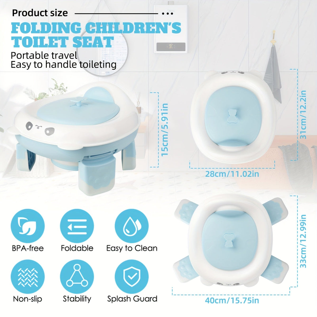 Potty Training Seat - 20-pcs Portable Foldable – view 4