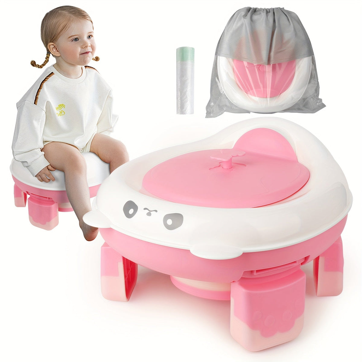 Potty Training Seat - 20-pcs Portable Foldable – view 5