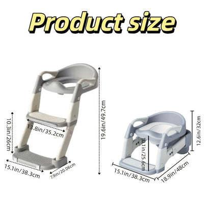 Potty Training Seat - 3-In-1 Toilet Kids Step – view 2