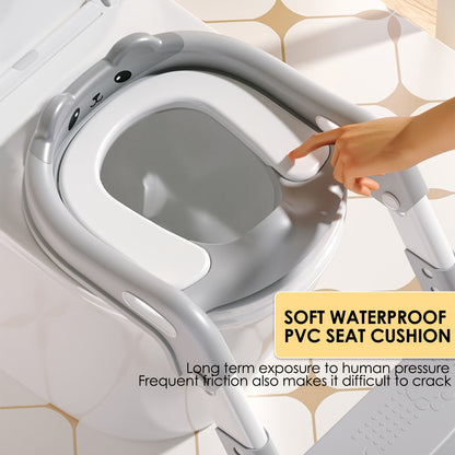 Potty Training Seat - Adjustable Soft 2-Step Ladder – view 2