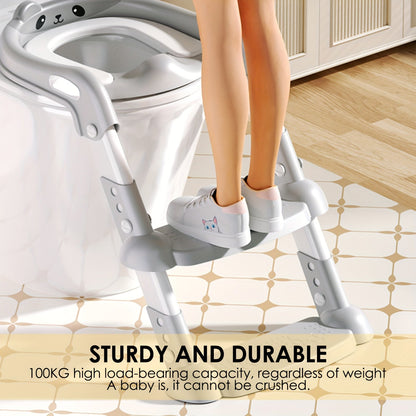 Potty Training Seat - Adjustable Soft 2-Step Ladder 6485 – view 3