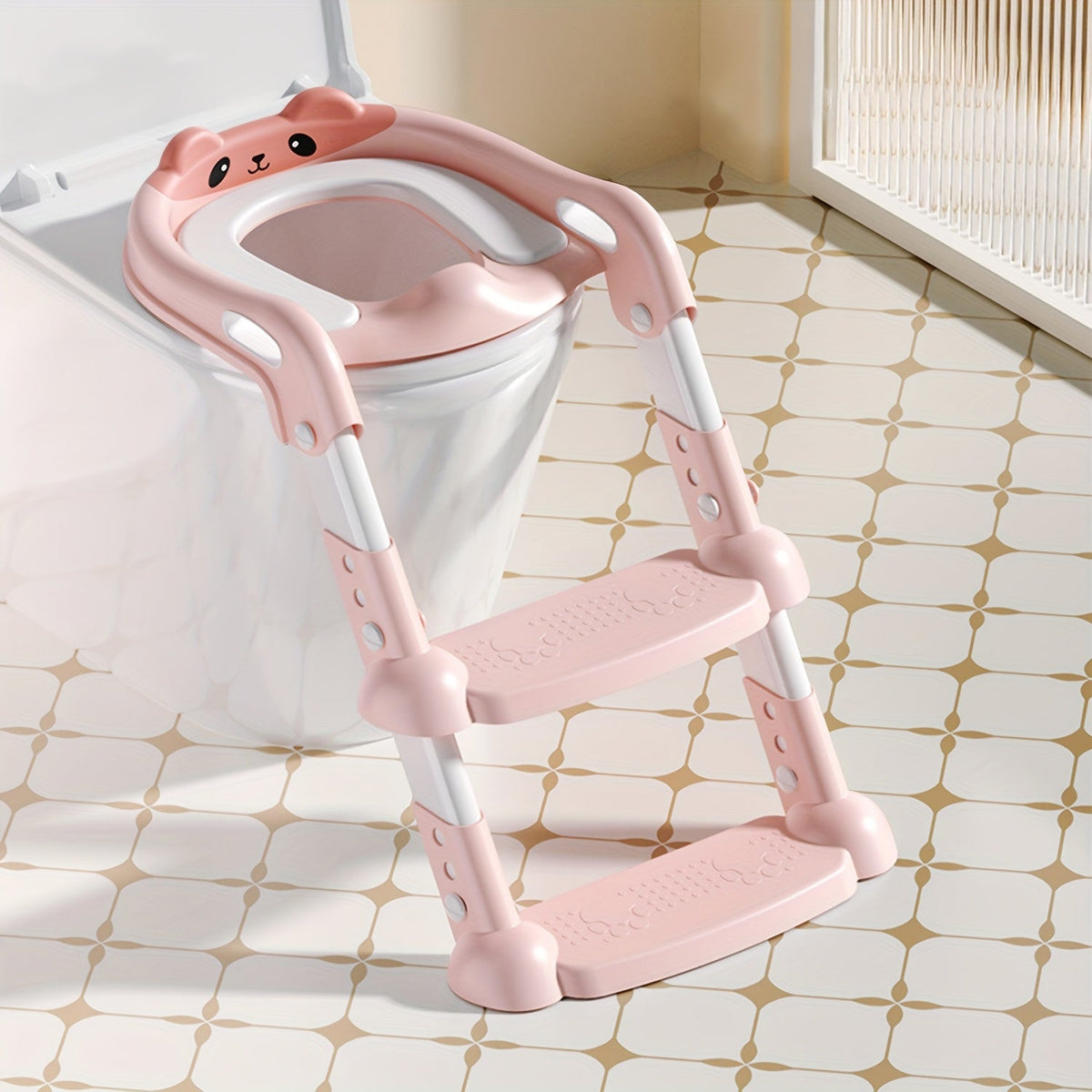 Potty Training Seat - Adjustable Soft 2-Step Ladder 6485 – view 4