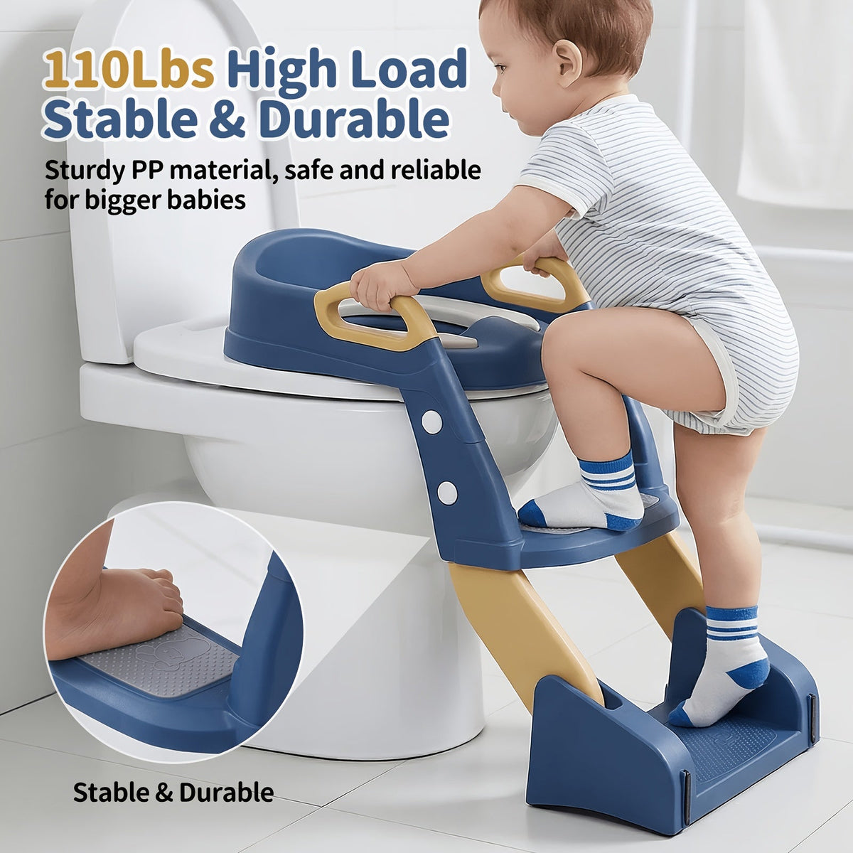 Potty Training Seat - Foldable Adjustable Soft Toilet – view 5