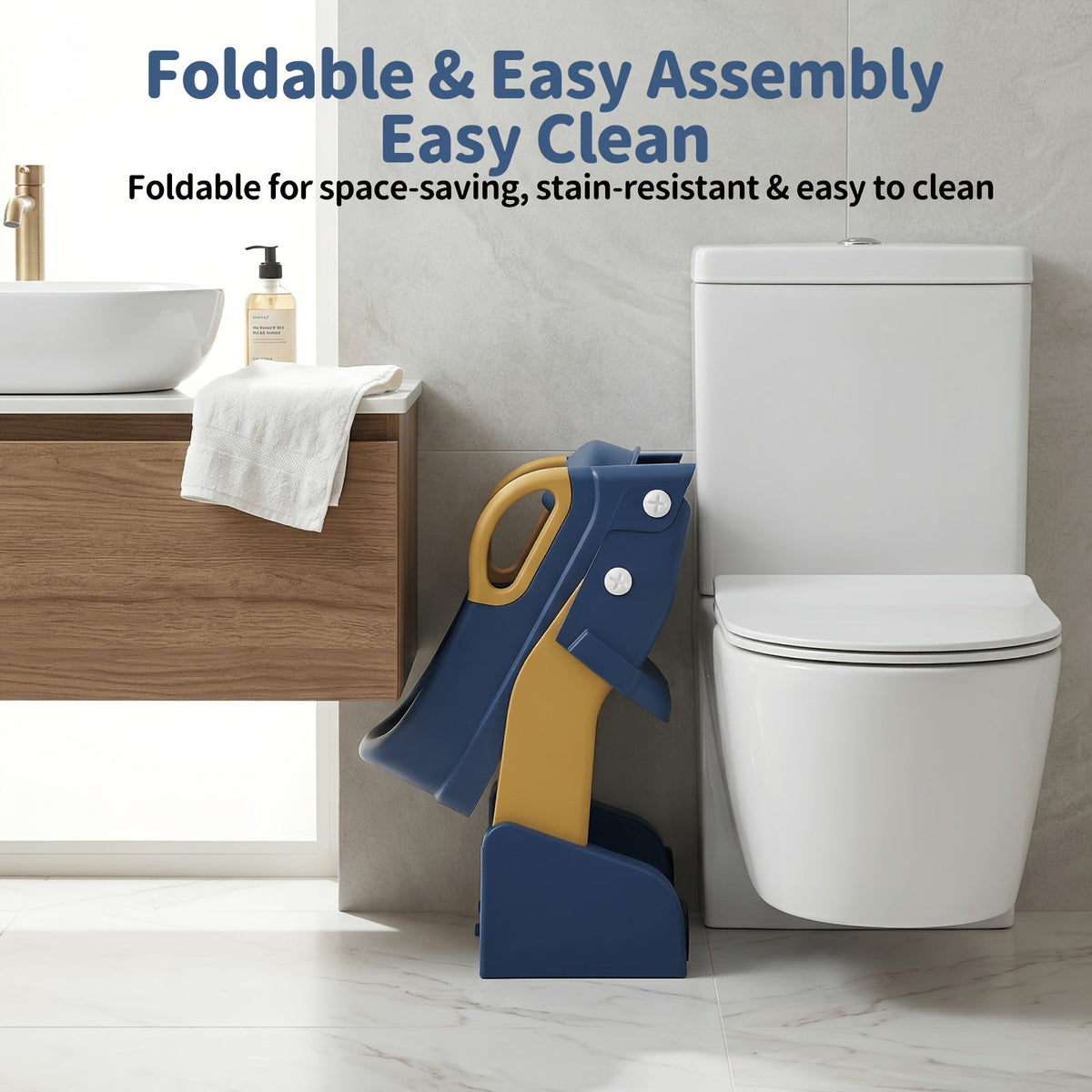 Potty Training Seat - Foldable Adjustable Soft Toilet – view 6