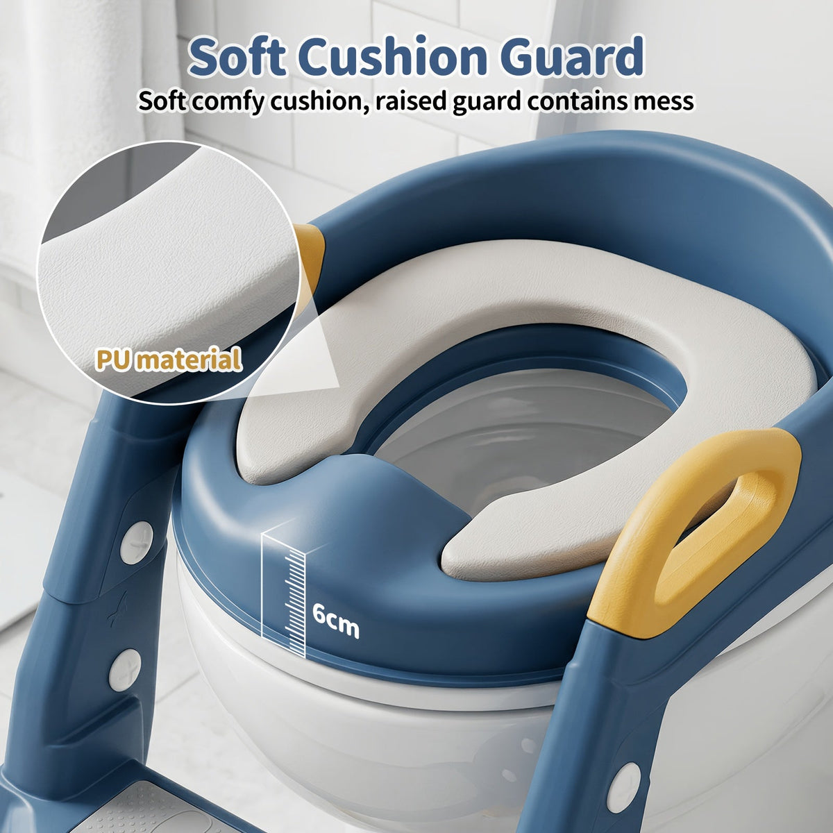 Potty Training Seat - Foldable Adjustable Soft Toilet – view 7