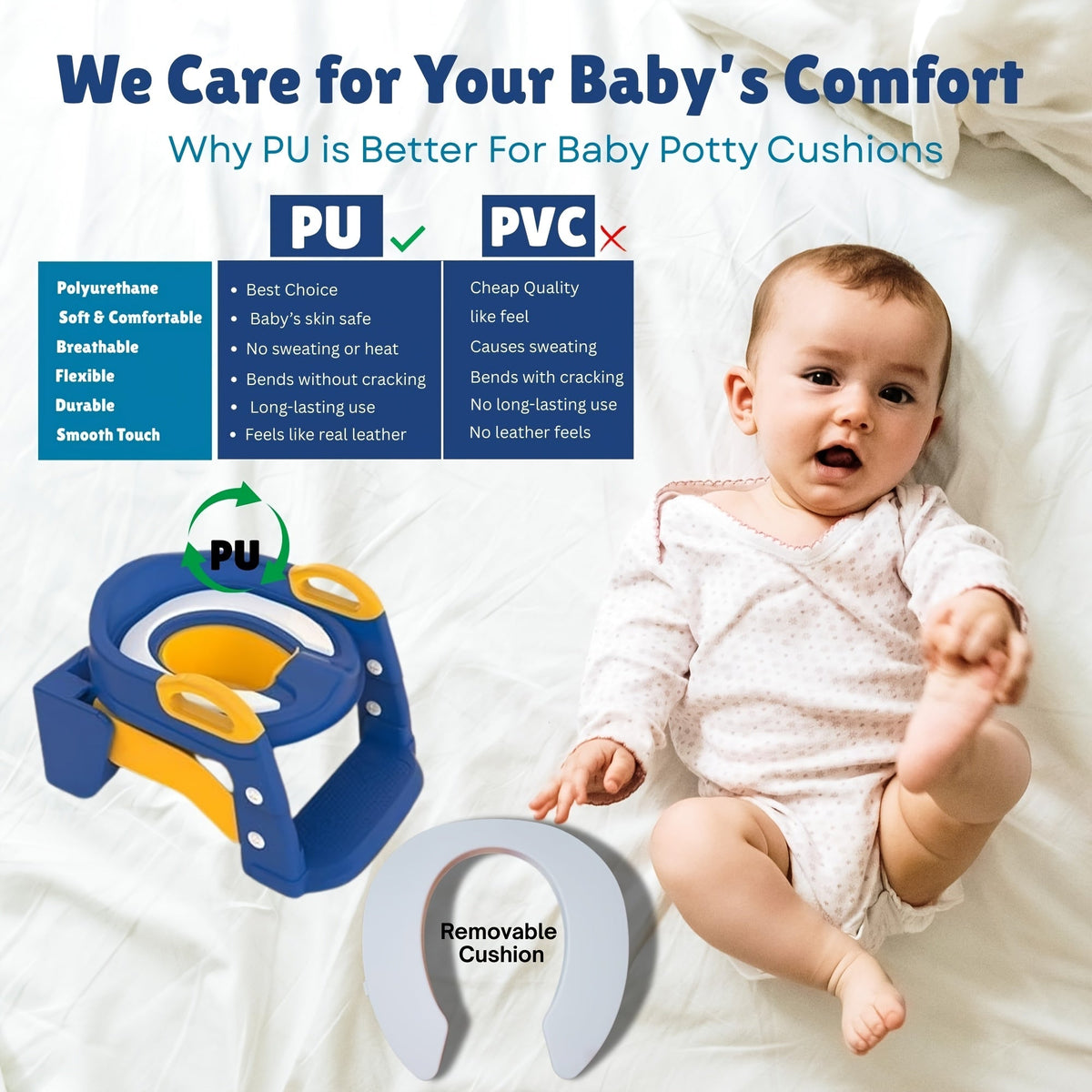 Potty Training Seat - Foldable Adjustable Toilet Step – view 9