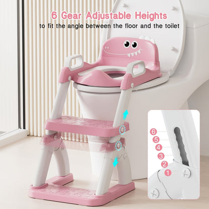 Potty Training Seat - Non-Slip 2-In-1 Toilet Detachable – view 6